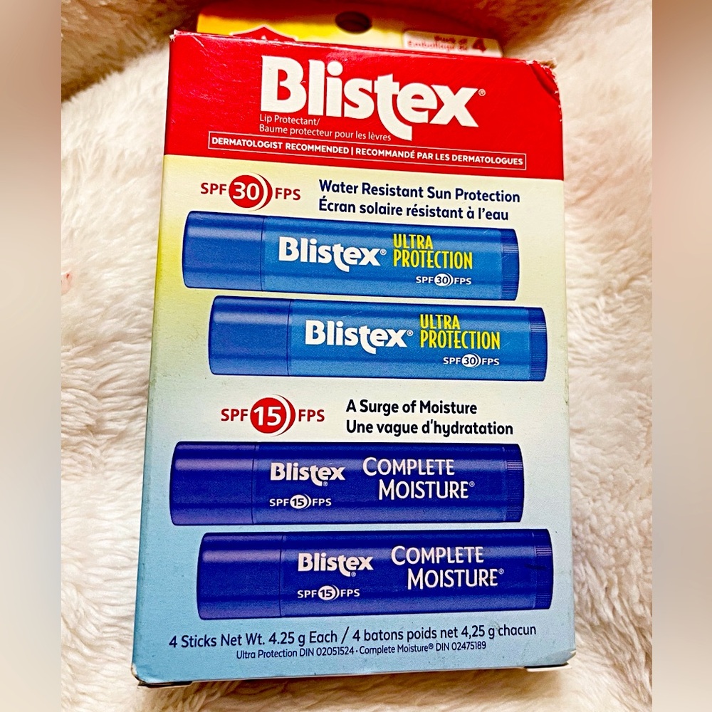 🆕 Blistex - Pack of 4 Lip Baum